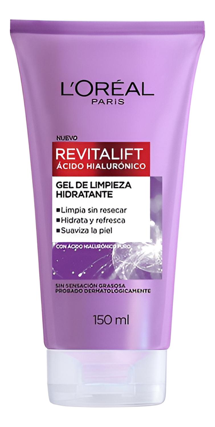 GEL DE LIMPIEZA HIDRATANTE ÁCIDO HIALURÓNICO LOREAL PARIS - 1