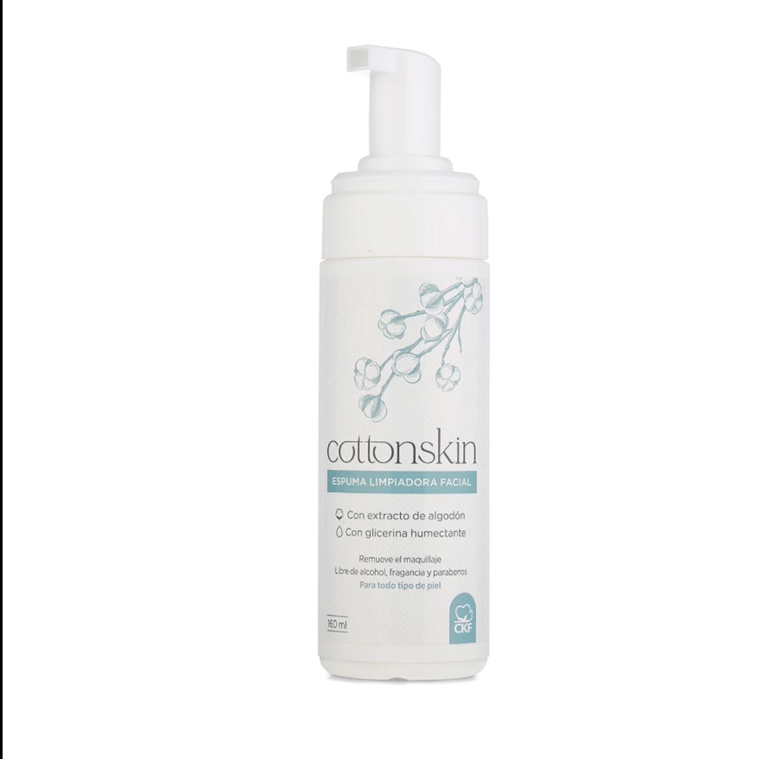 ESPUMA LIMPIADORA 160ML COTTONSKIN - 1