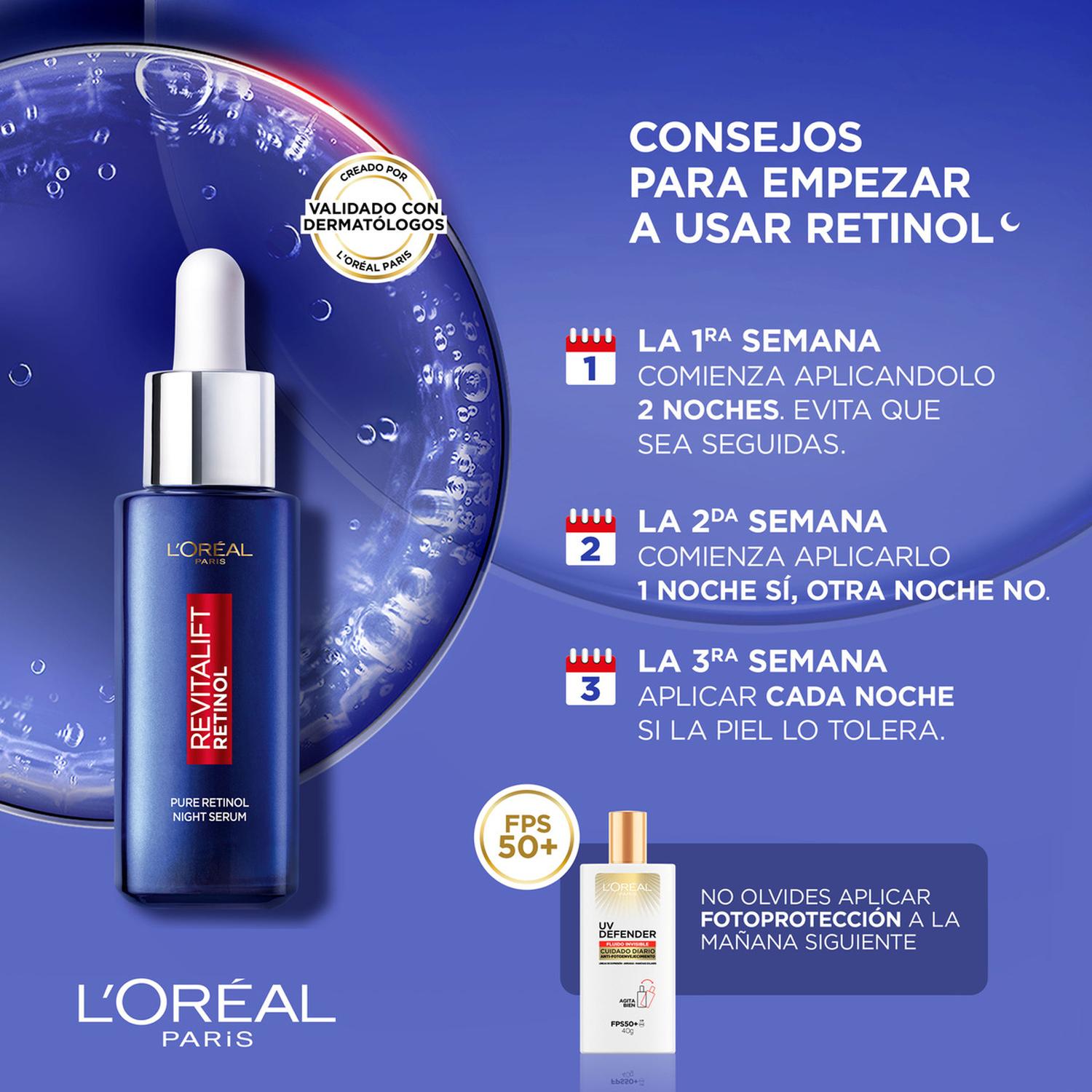 SÉRUM NOCHE RETINOL REVITALIFT 30 ML L'ORÉAL PARIS - 7