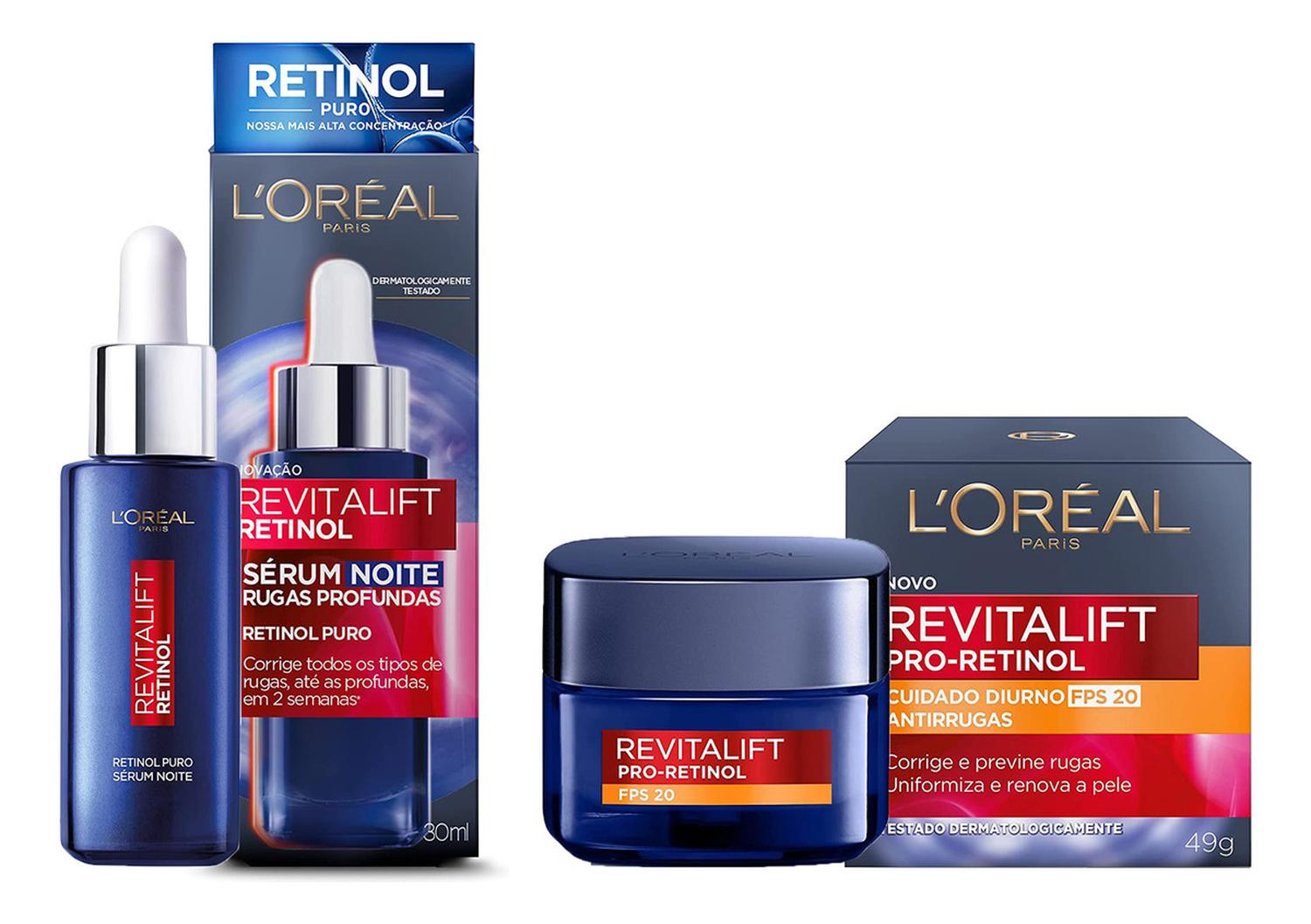 DUO REVITALIFT RETINOL CREMA DÍA + SERUM NOCHE - 2