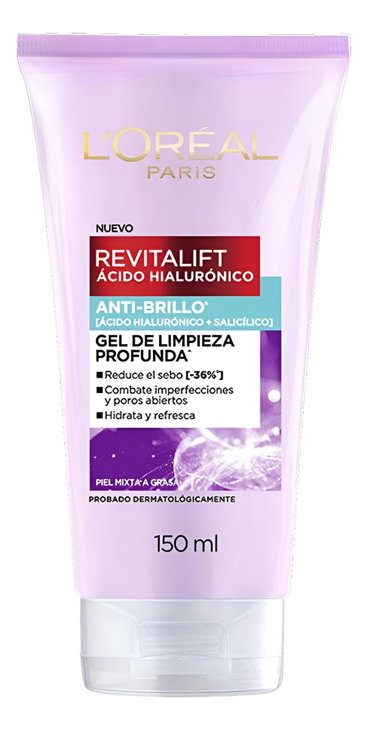 GEL DE LIMPIEZA PROFUNDA ÁCIDO HIALURÓNICO 150ML L'OREAL - 1