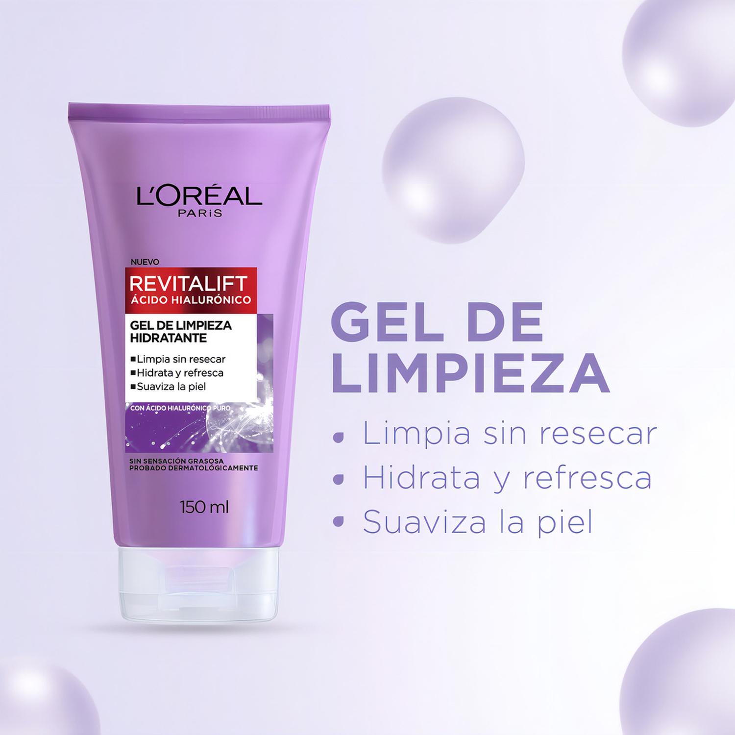 KIT L'ORÉAL PARIS ÁCIDO HIALURÓNICO GEL + CREMA DÍA + SÉRUM - 2