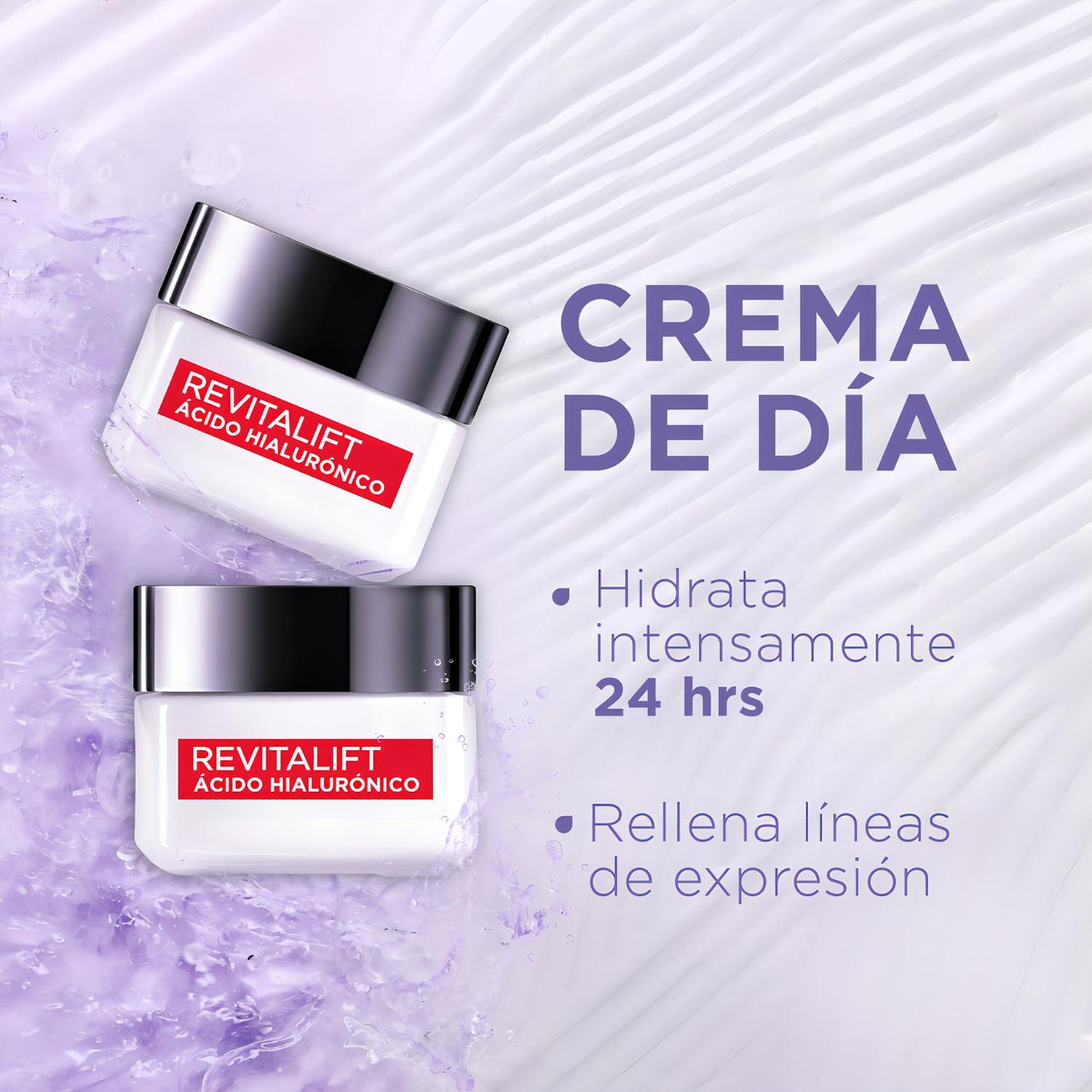 KIT L'ORÉAL PARIS ÁCIDO HIALURÓNICO GEL + CREMA DÍA + SÉRUM - 5