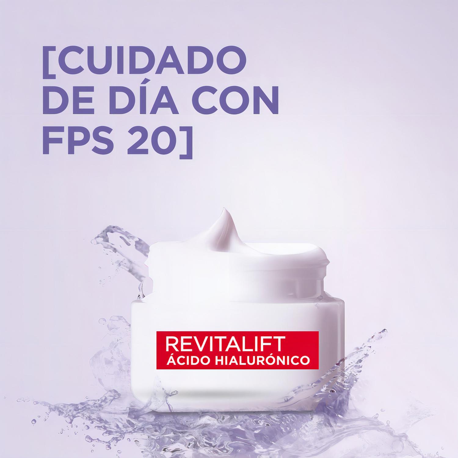 KIT L'ORÉAL PARIS ÁCIDO HIALURÓNICO GEL + CREMA DÍA + SÉRUM - 6