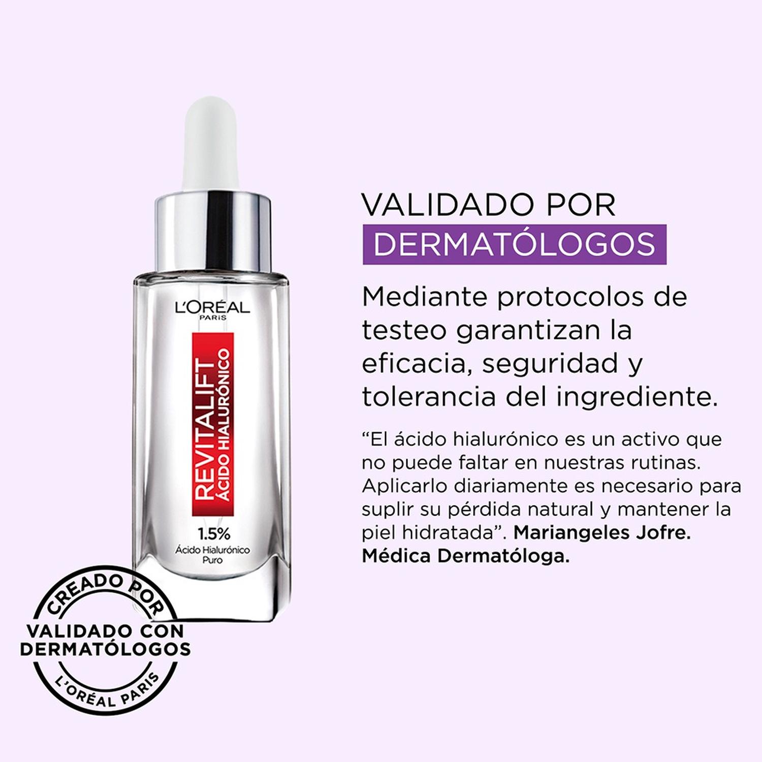 SÉRUM ROSTRO L'ORÉAL PARIS REVITALIFT ÁCIDO HIALURÓNICO 30ML - 6