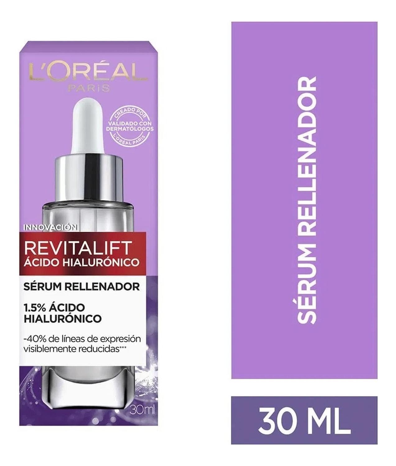 SÉRUM ROSTRO L'ORÉAL PARIS REVITALIFT ÁCIDO HIALURÓNICO 30ML - 8
