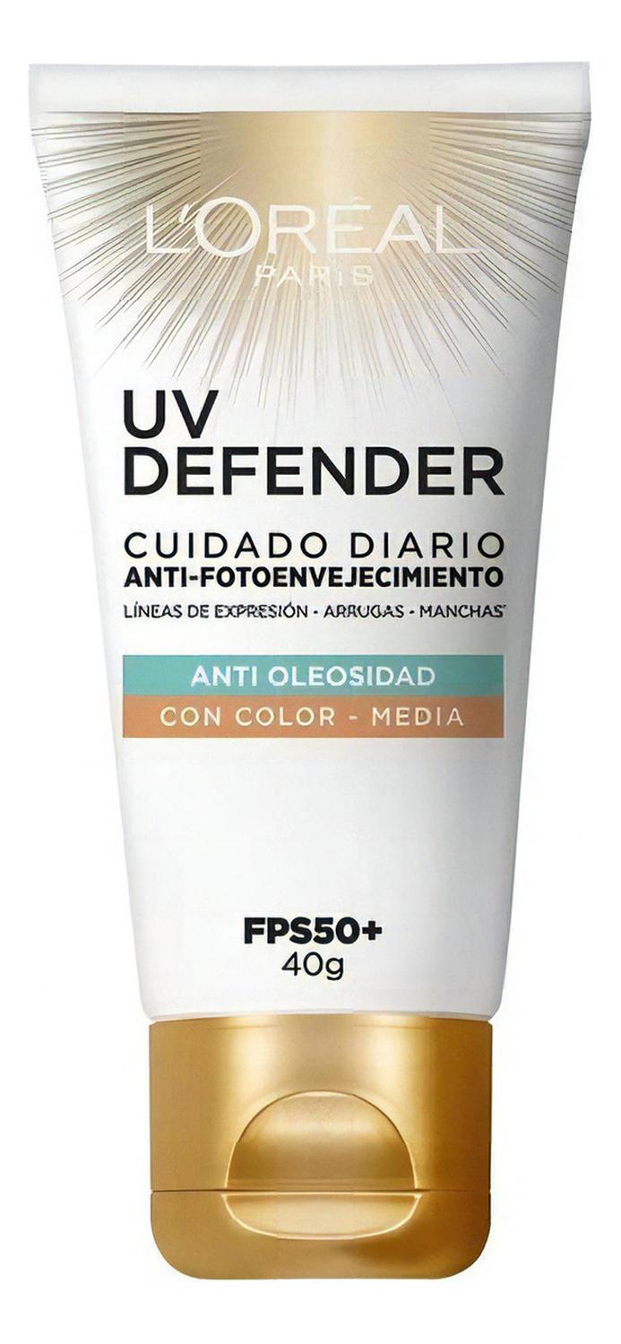 PROTECTOR SOLAR L'ORÉAL PARIS UV DEFENDER ANTIBRILLO MEDIO - 1