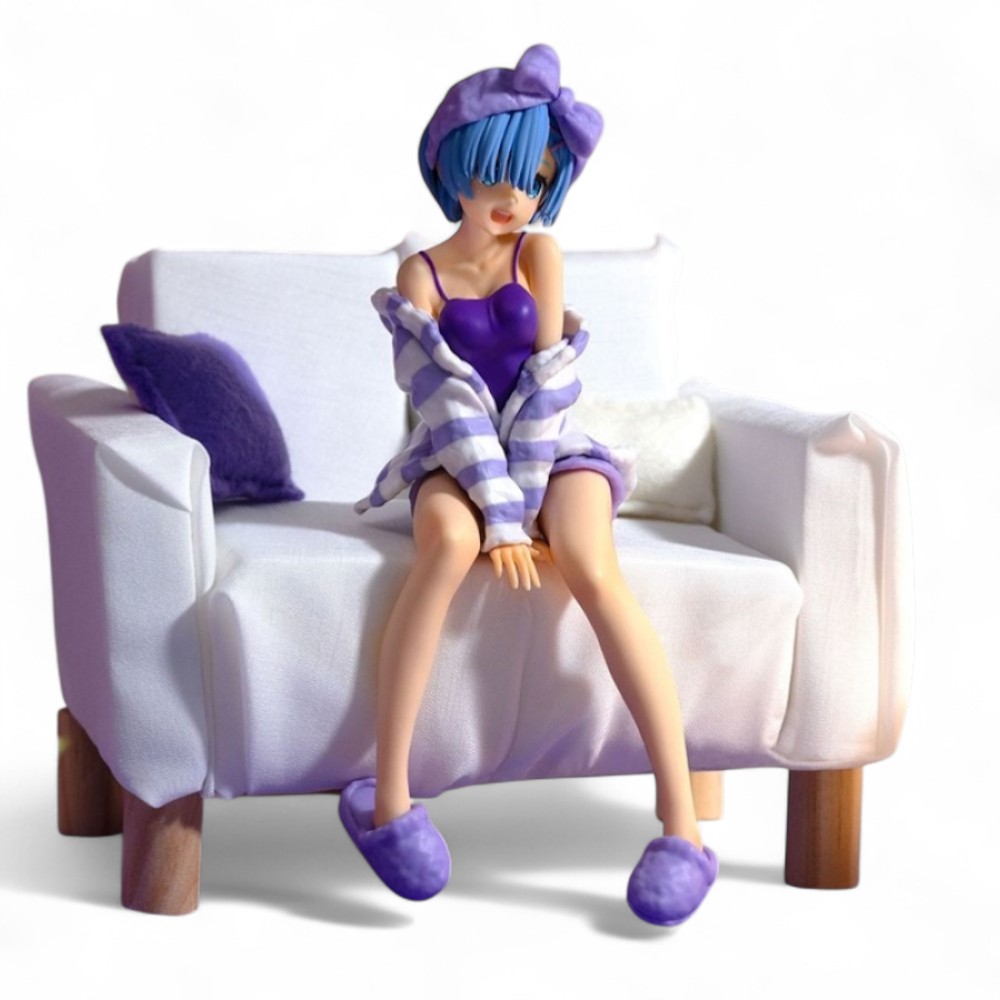 NOODLE STOPPER RE:ZERO -STARTING LIFE IN ANOTHER WORLD - REM ROOM WEAR PURPLE COLOR VER. - 1
