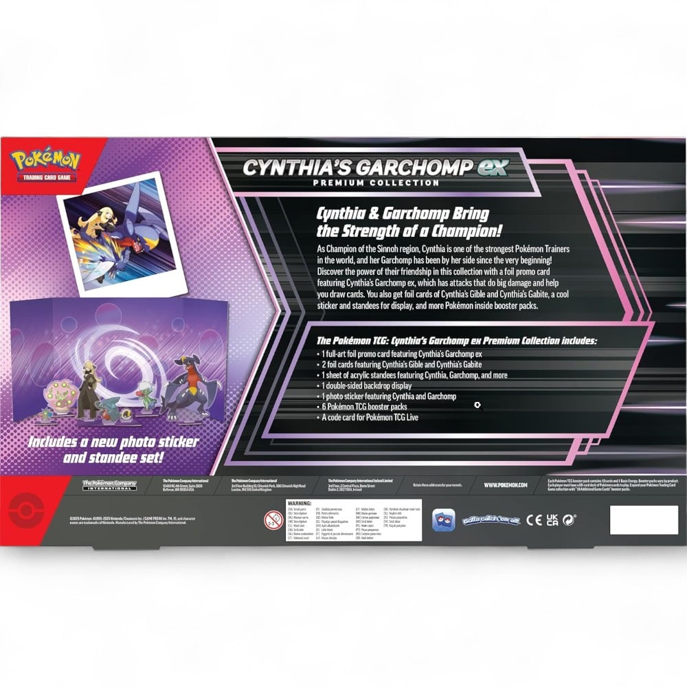 POKEMON TCG: CYNTHIA’S GARCHOMP EX PREMIUM COLLECTION (ENGLISH) - 2