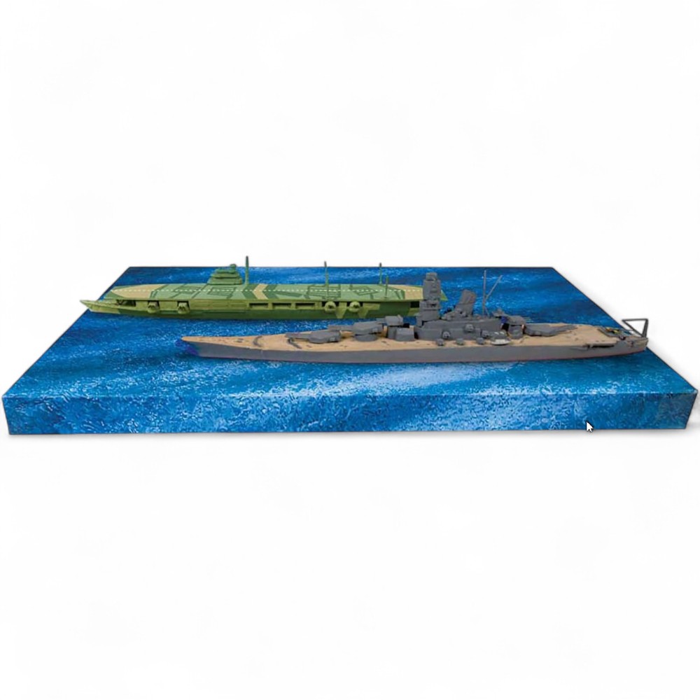 WWII TABLE TOP NAVY IJN ZUIKAKU Y IJN YAMATO MODEL KIT 1/2000 - 2