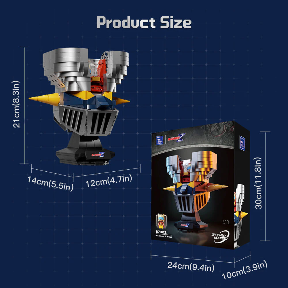 BLOQUES DE CONSTRUCCIÓN MAZINGER Z BUSTO (670 PIEZAS) - 4