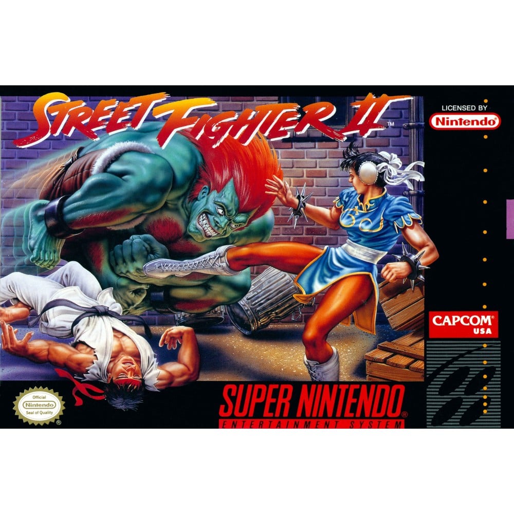 STREET FIGHTER II AFICHE CUADRO - 1