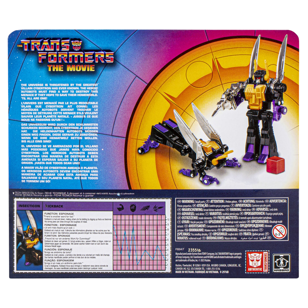 THE TRANSFORMERS: THE MOVIE - KICKBACK (RETRO G1) - 5