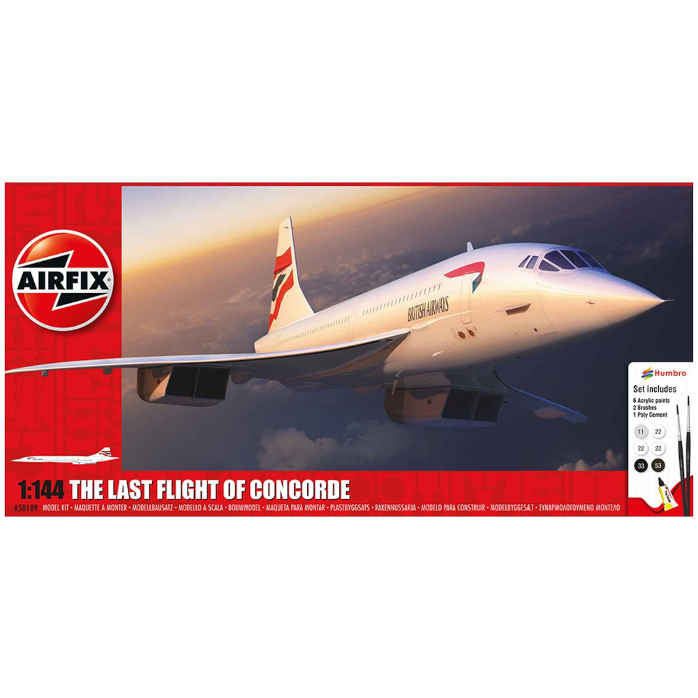 THE LAST FLIGHT OF THE CONCORDE MODEL KIT 1/144 - 1