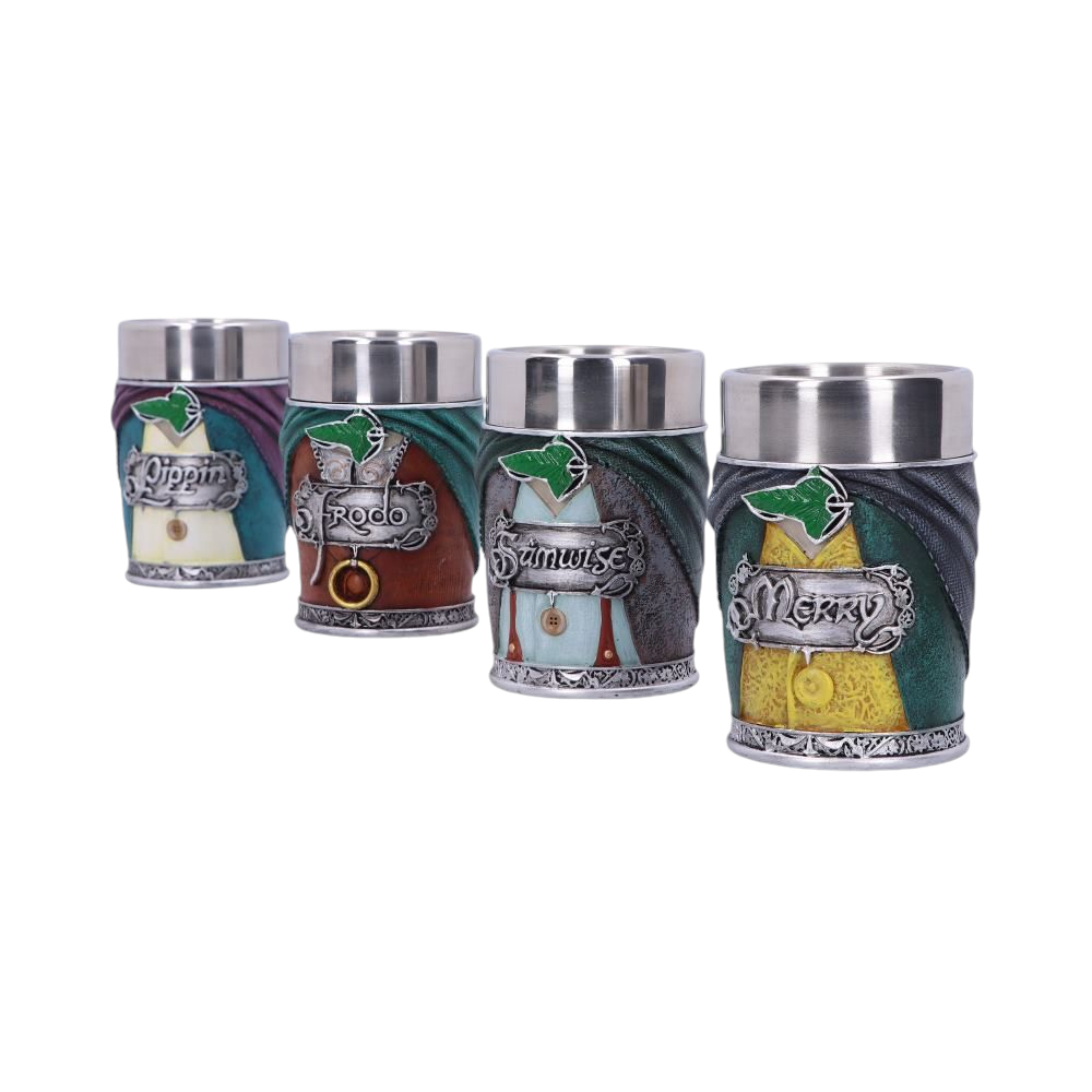 LORD OF THE RINGS HOBBIT SHOT GLASS SET - 2