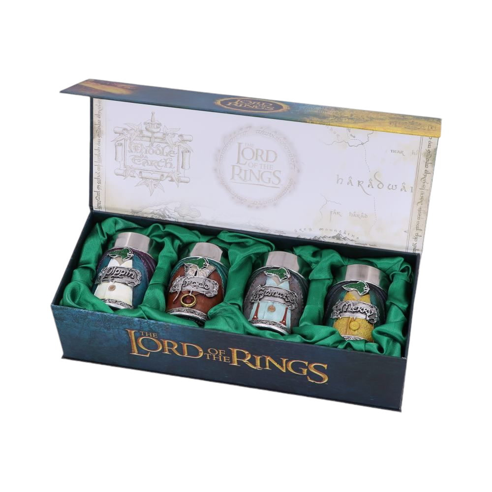 LORD OF THE RINGS HOBBIT SHOT GLASS SET - 7
