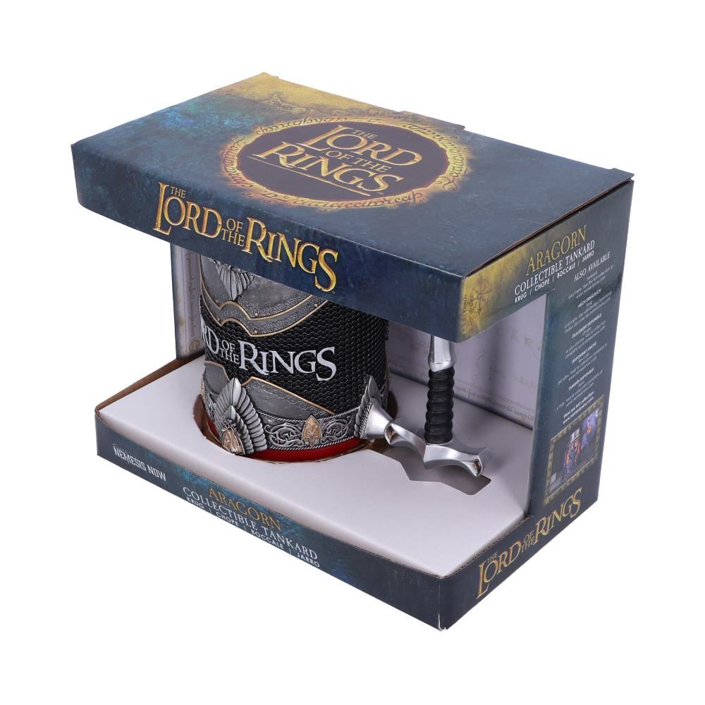 LORD OF THE RINGS ARAGORN TANKARD - 6