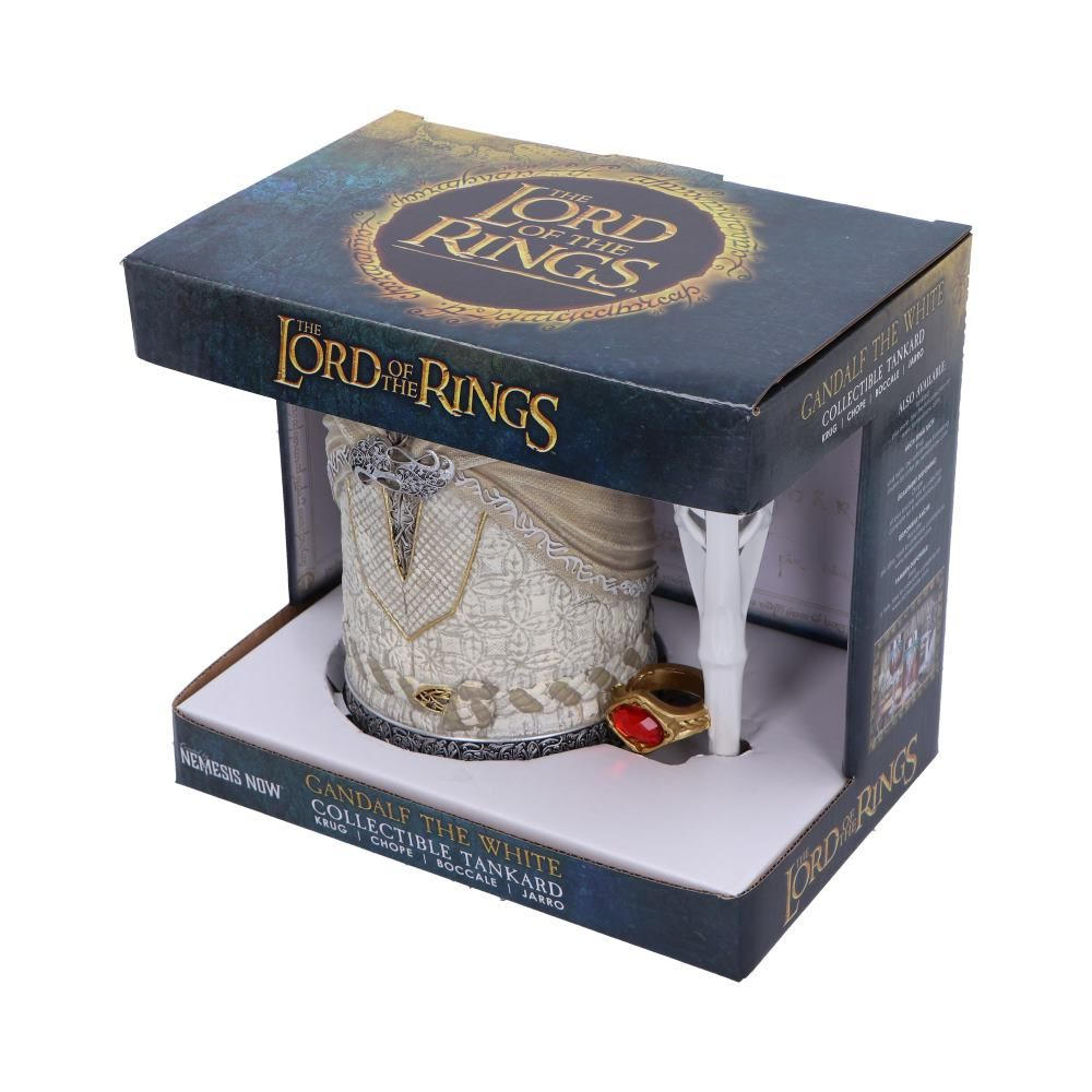 LORD OF THE RINGS GANDALF THE WHITE TANKARD - 5