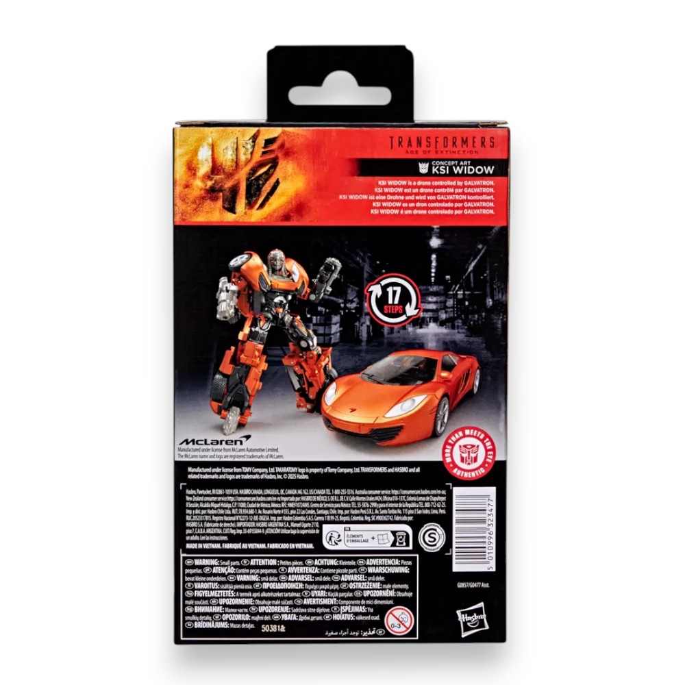 TRANSFORMERS STUDIO SERIES TRANSFORMERS: AGE OF EXTINCTION DELUXE CLASS CONCEPT ART KSI WIDOW - 4