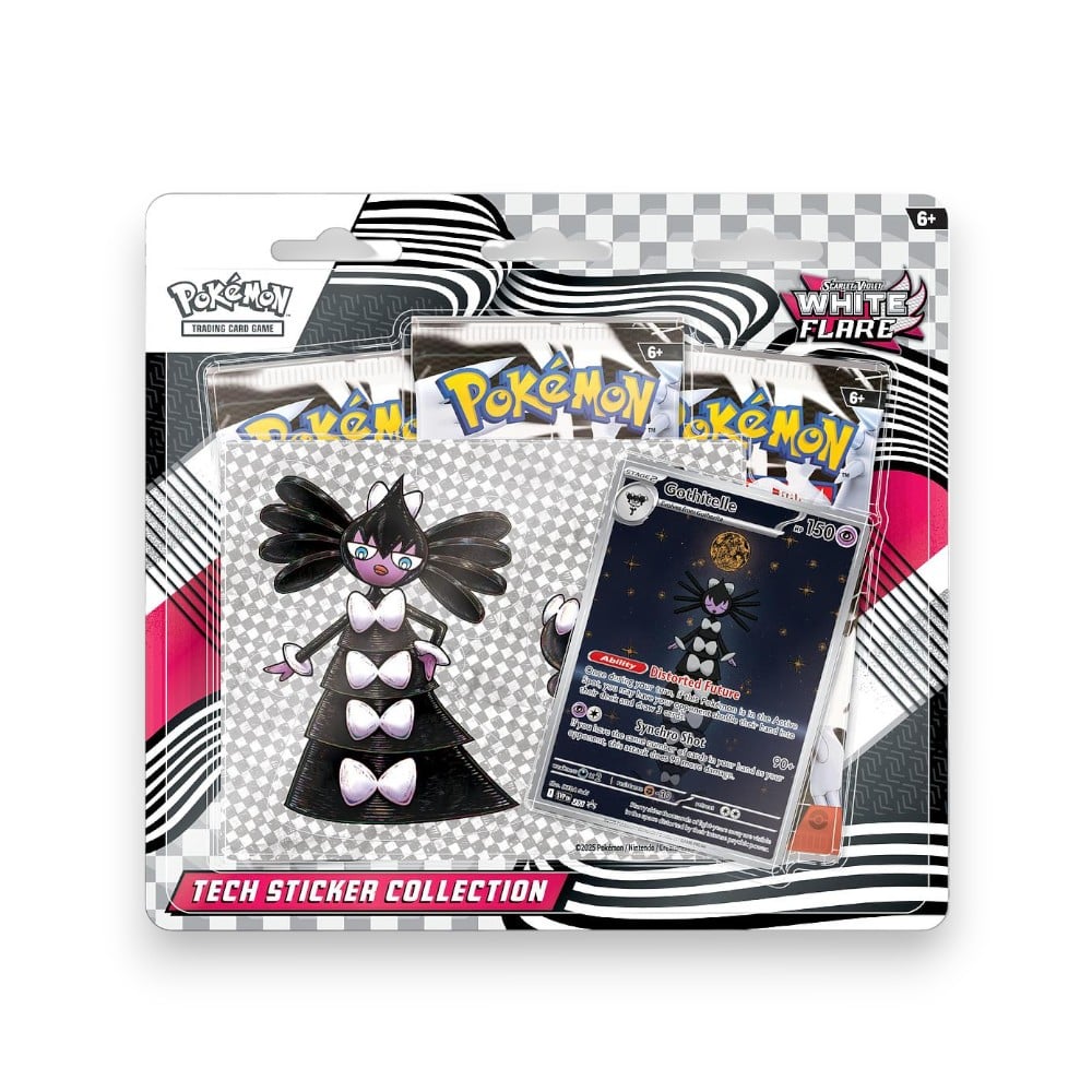 POKÉMON TCG ESCARLATA Y PÚRPURA - WHITE FLARE TECH STICKER COLLECTION (ESPAÑOL) - 1