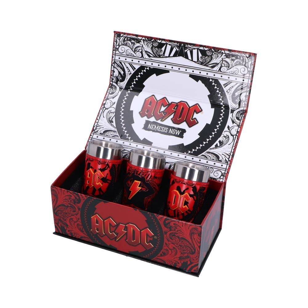 AC/DC LOGO SHOT GLASS SET (SET OF 3) - 8