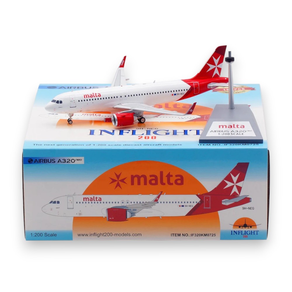 AIRBUS A320-251N - KM MALTA (EDICIÓN LIMITADA) 1/200 - 1