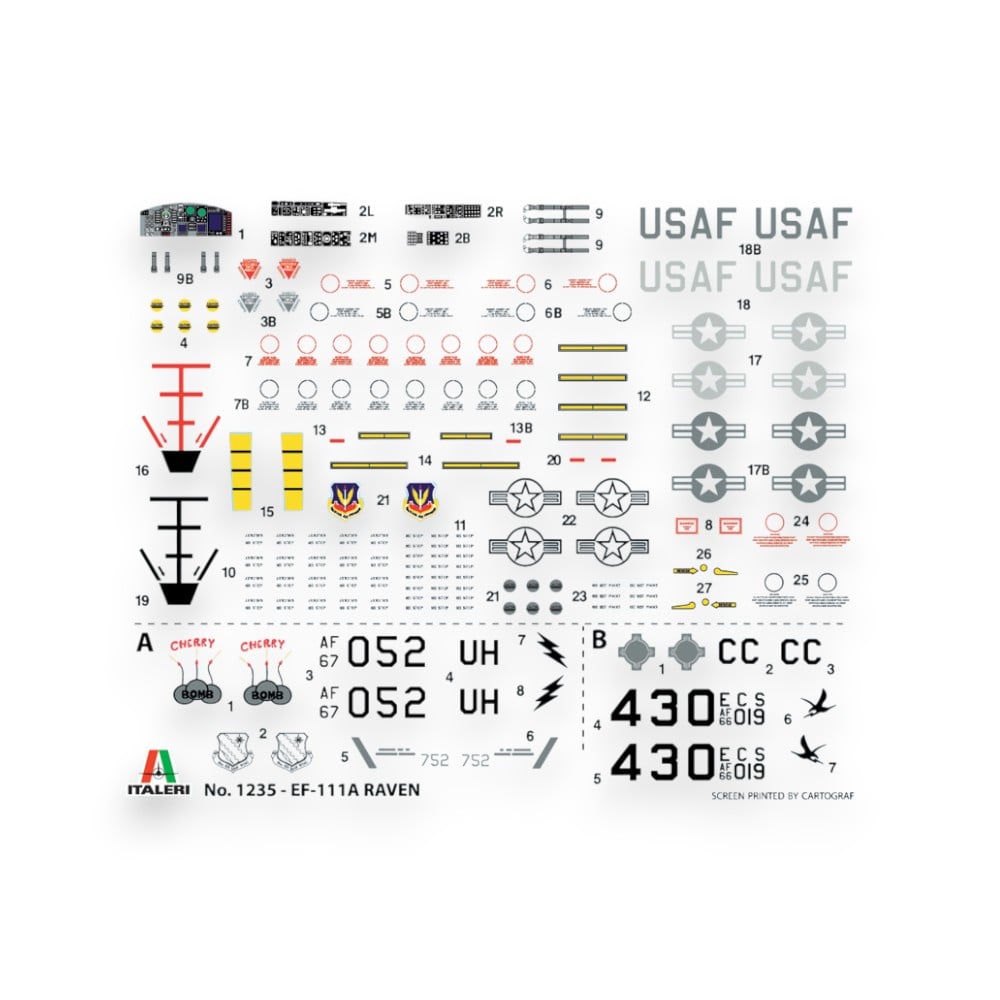 EF-111 A RAVEN MODEL KIT 1/72 - 3