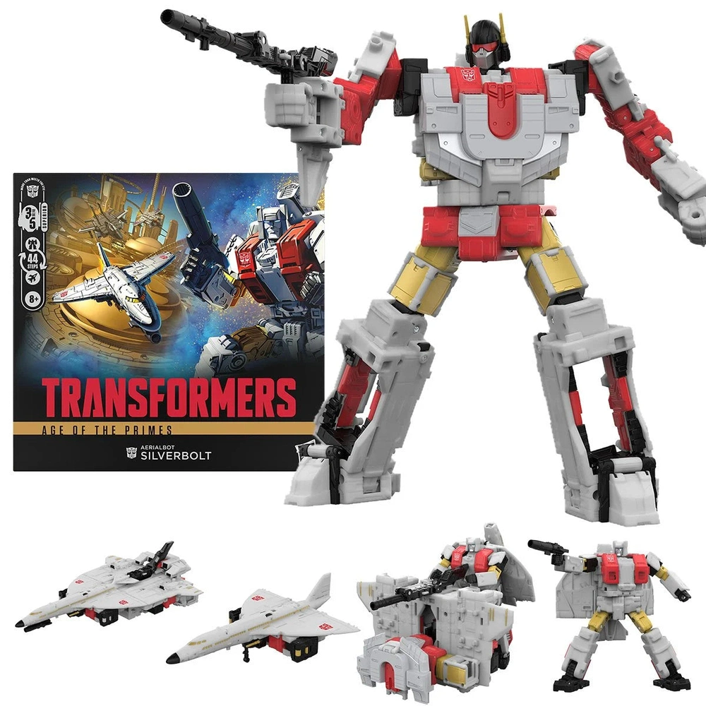 TRANSFORMERS: AGE OF THE PRIMES COMMANDER CLASS AERIALBOT SILVERBOLT - 6