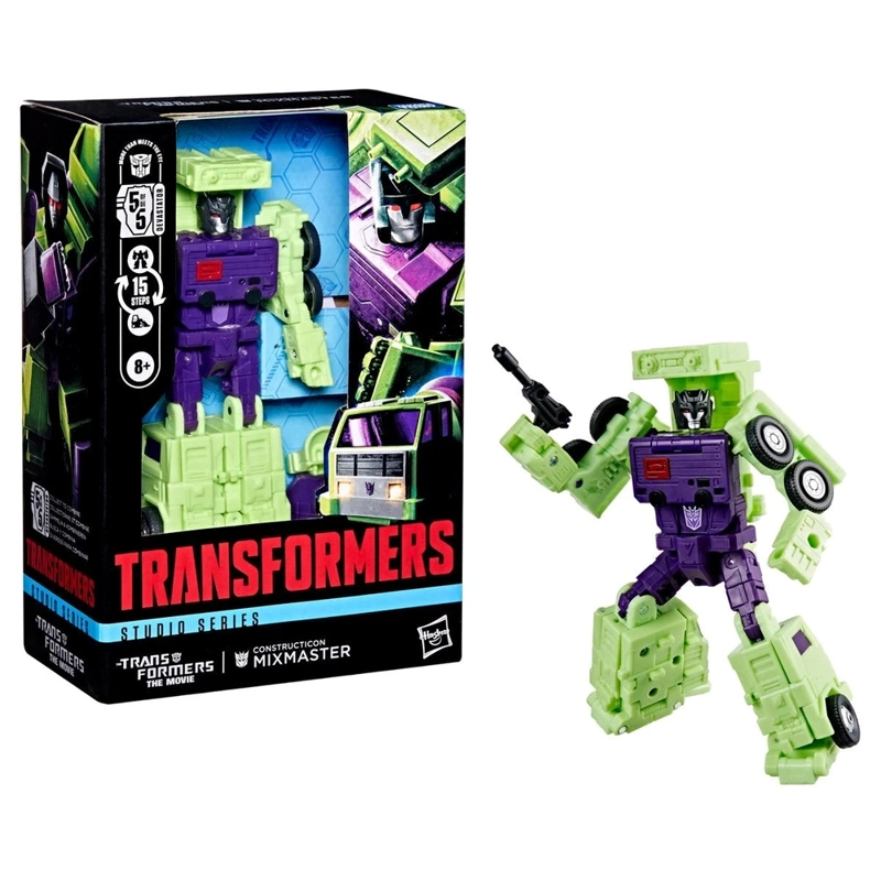 TRANSFORMERS STUDIO SERIES 86 VOYAGER CLASS TRANSFORMERS: THE MOVIE CONSTRUCTICON MIXMASTER - 4