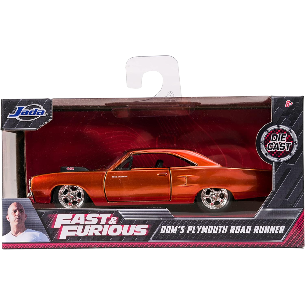 FAST Y FURIOUS - DOM'S 1970 PLYMOUTH ROAD RUNNER 1/32 - 5