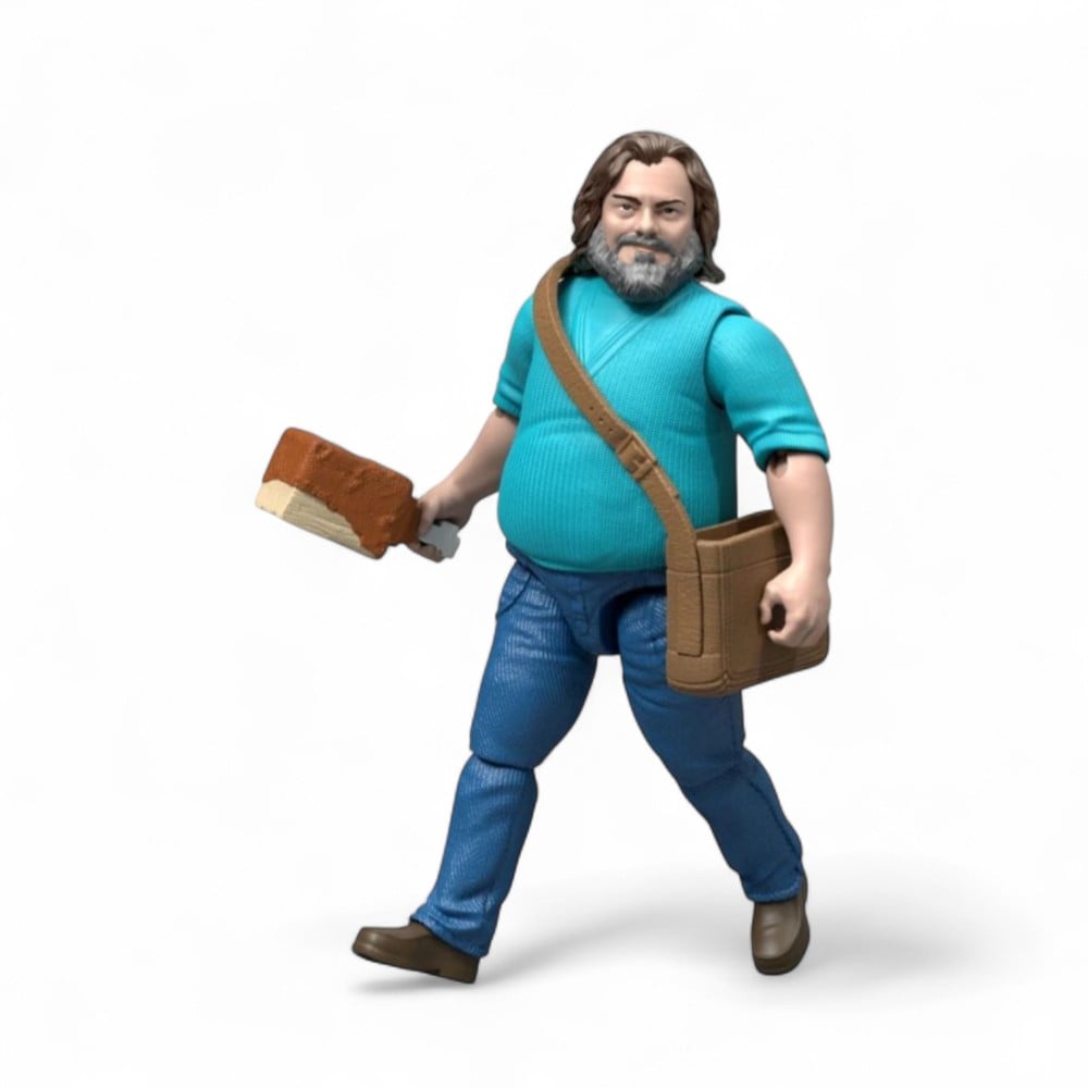MINECRAFT MOVIE STEVE Y ACCESORIOS - 1