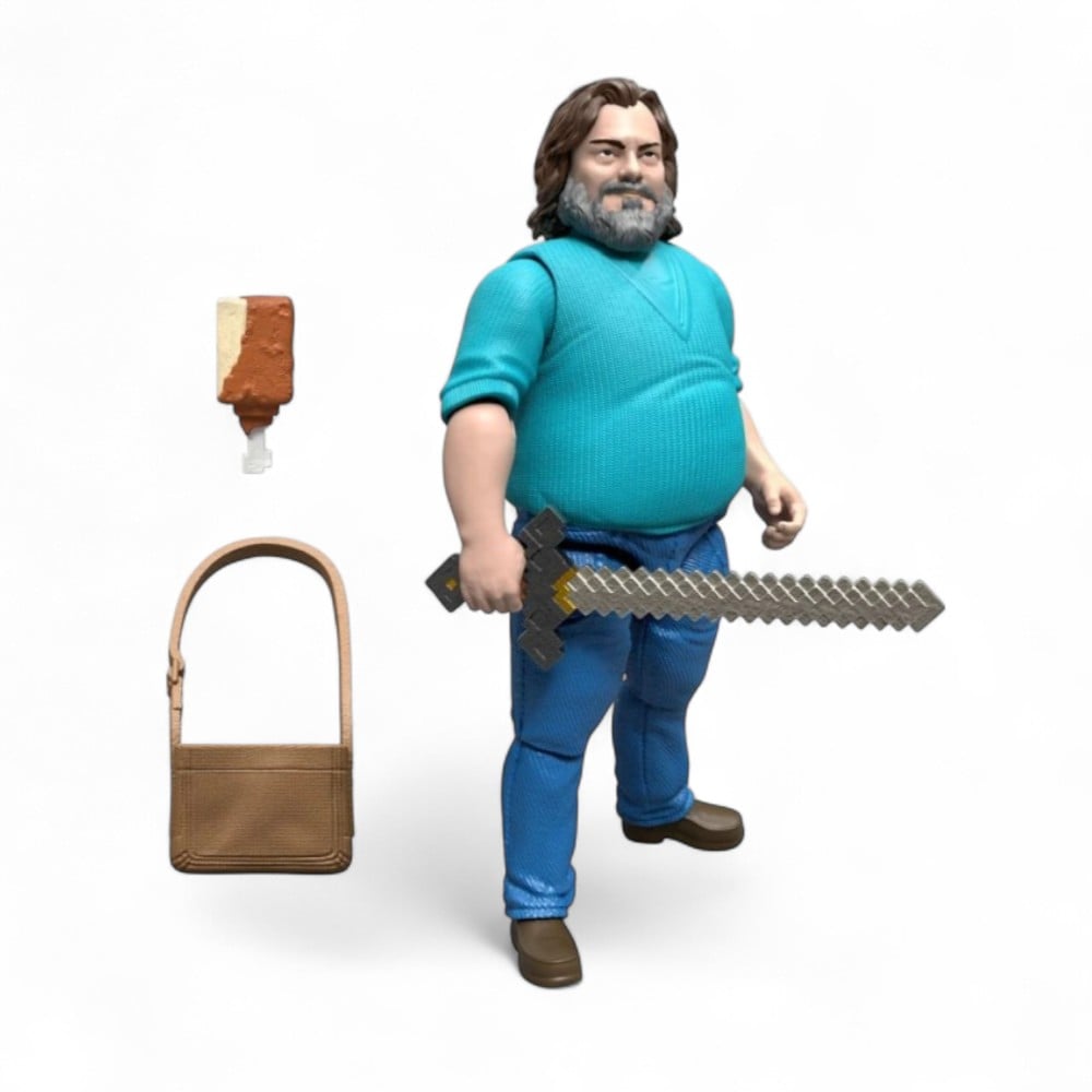 MINECRAFT MOVIE STEVE Y ACCESORIOS - 3