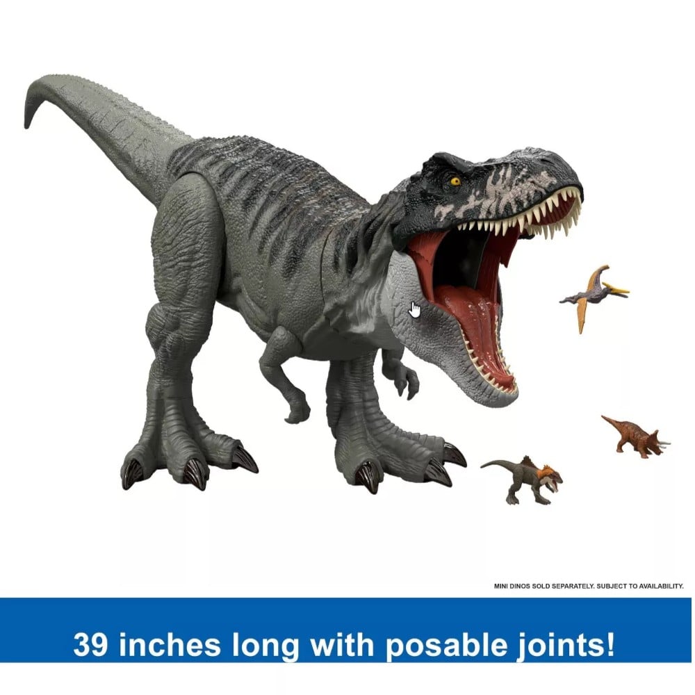 JURASSIC WORLD REBIRTH SUPER COLOSSAL TYRANNOSAURUS REX - 4