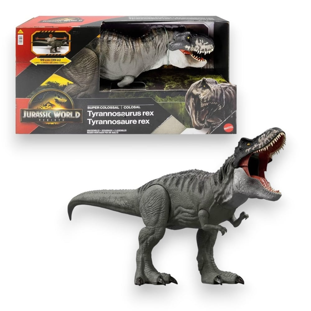 JURASSIC WORLD REBIRTH SUPER COLOSSAL TYRANNOSAURUS REX - 5