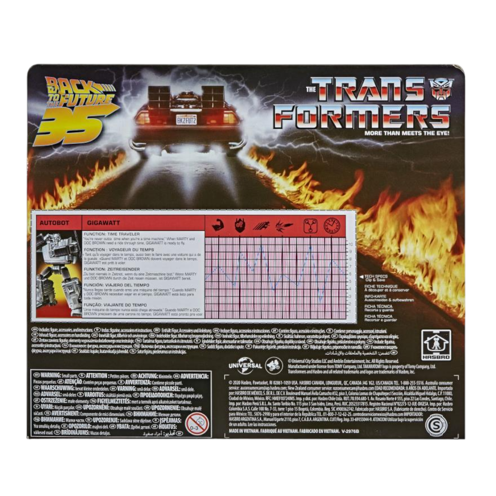 TRANSFORMERS X BACK TO THE FUTURE COLLABORATIVE GENERATIONS GIGAWATT - 2