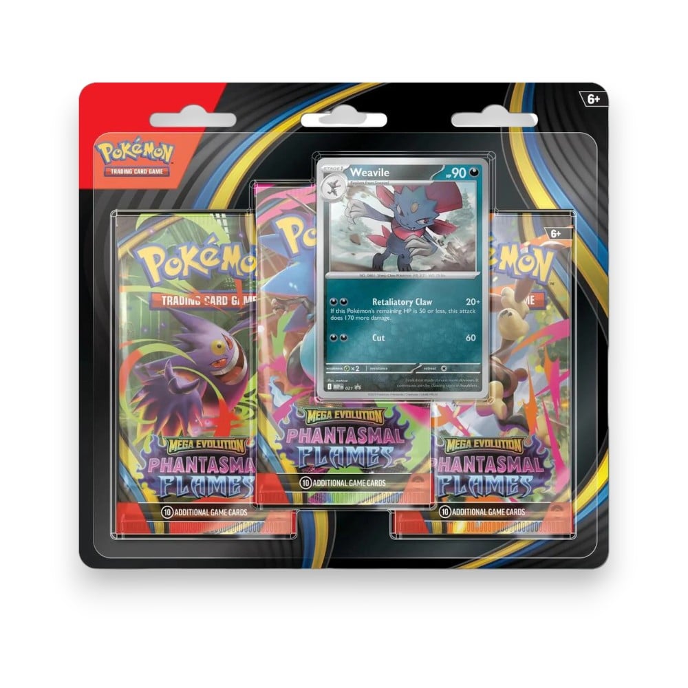 POKEMON TCG MEGA EVOLUCIÓN LLAMARADAS FANTASMALES WEAVILE SET (ESPAÑOL) - 1