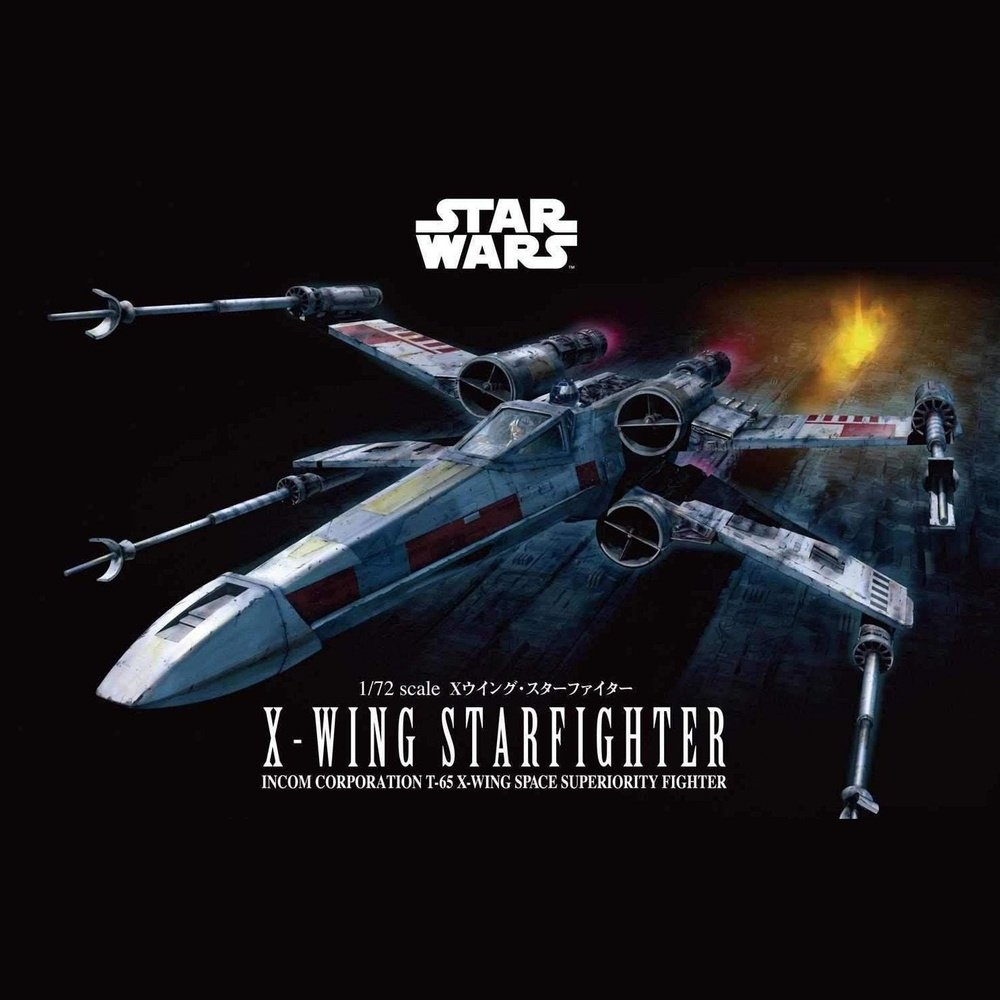 STAR WARS X-WING FIGHTER MODEL KIT 1/72 - 6