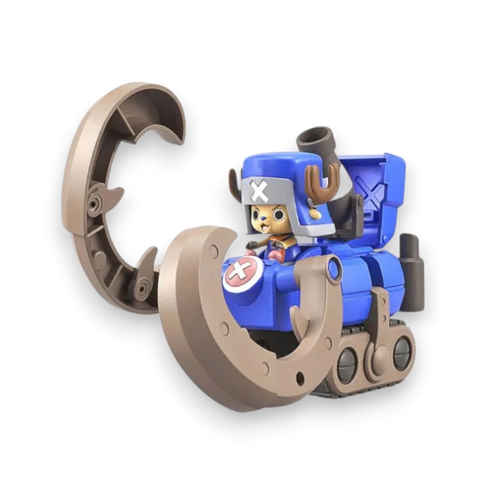 ONE PIECE CHOPPER ROBO SUPER 3 HORN DOZER MODEL KIT - 1
