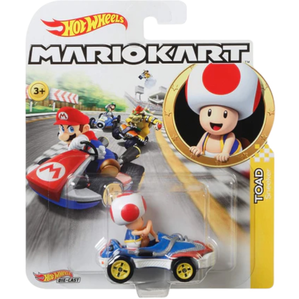 HOT WHEELS MARIO KART - TOAD SNEEKER 1/64 - 1
