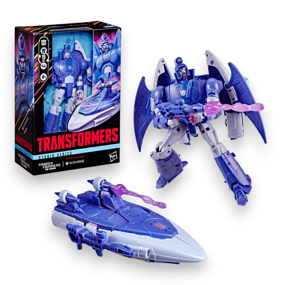 TRANSFORMERS STUDIO SERIES MTMTE COLLECTION THE TRANSFORMERS: THE MOVIE VOYAGER CLASS SCOURGE - 4