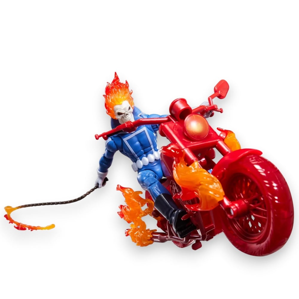 MARVEL LEGENDS SERIES GHOST RIDER JOHNNY BLAZE WITH MOTORCYCLE - 1