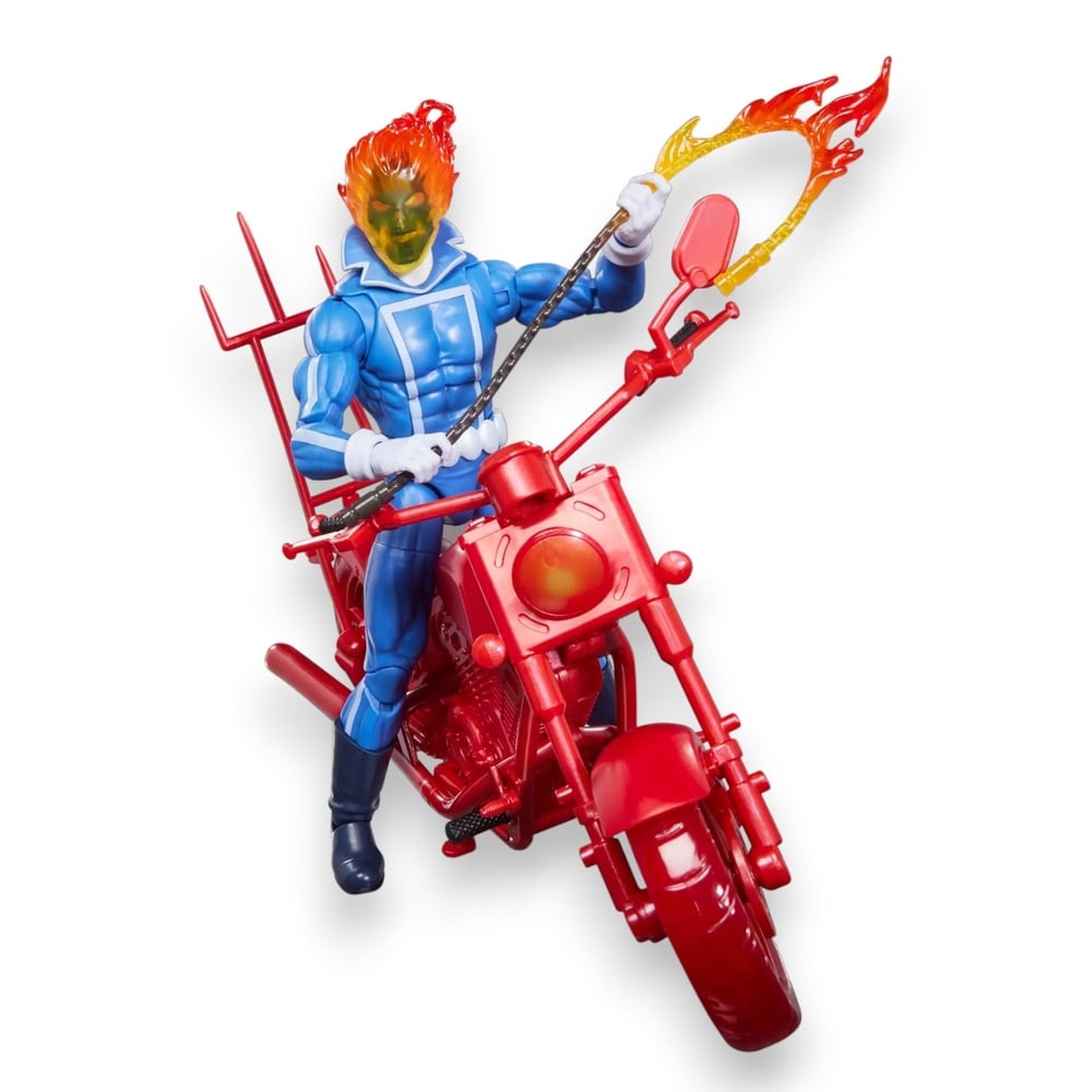 MARVEL LEGENDS SERIES GHOST RIDER JOHNNY BLAZE WITH MOTORCYCLE - 3
