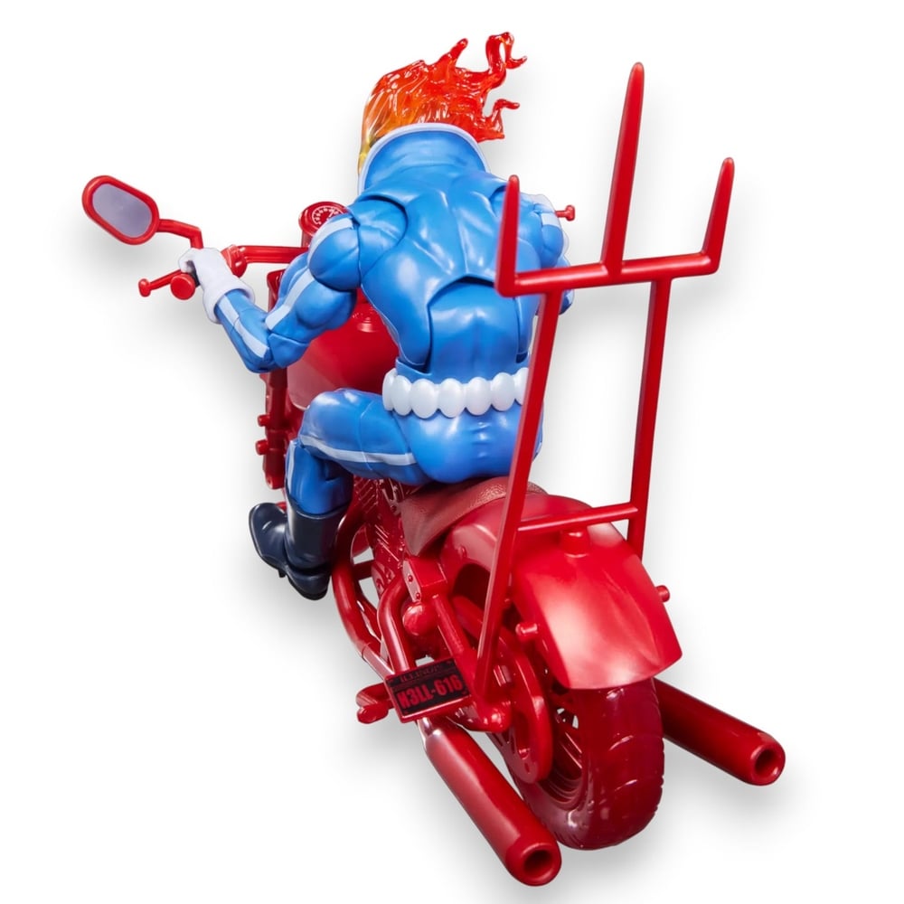 MARVEL LEGENDS SERIES GHOST RIDER JOHNNY BLAZE WITH MOTORCYCLE - 4