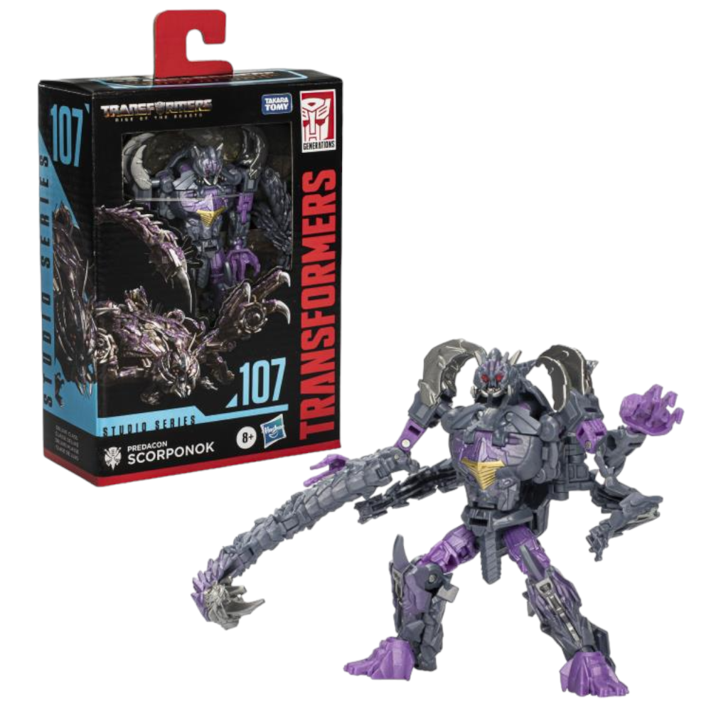 TRANSFORMERS STUDIO SERIES 107 DELUXE PREDACON SCORPONOK - 4