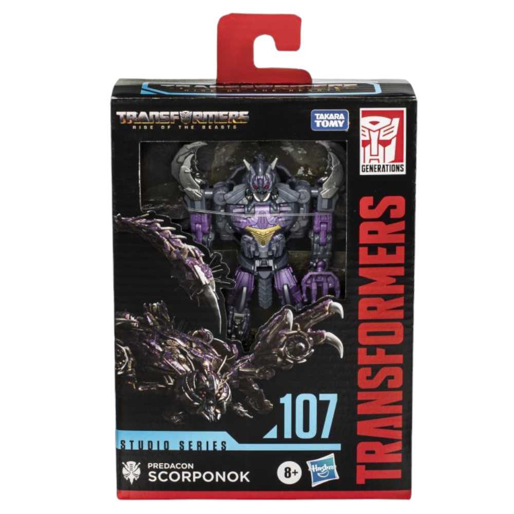 TRANSFORMERS STUDIO SERIES 107 DELUXE PREDACON SCORPONOK - 5