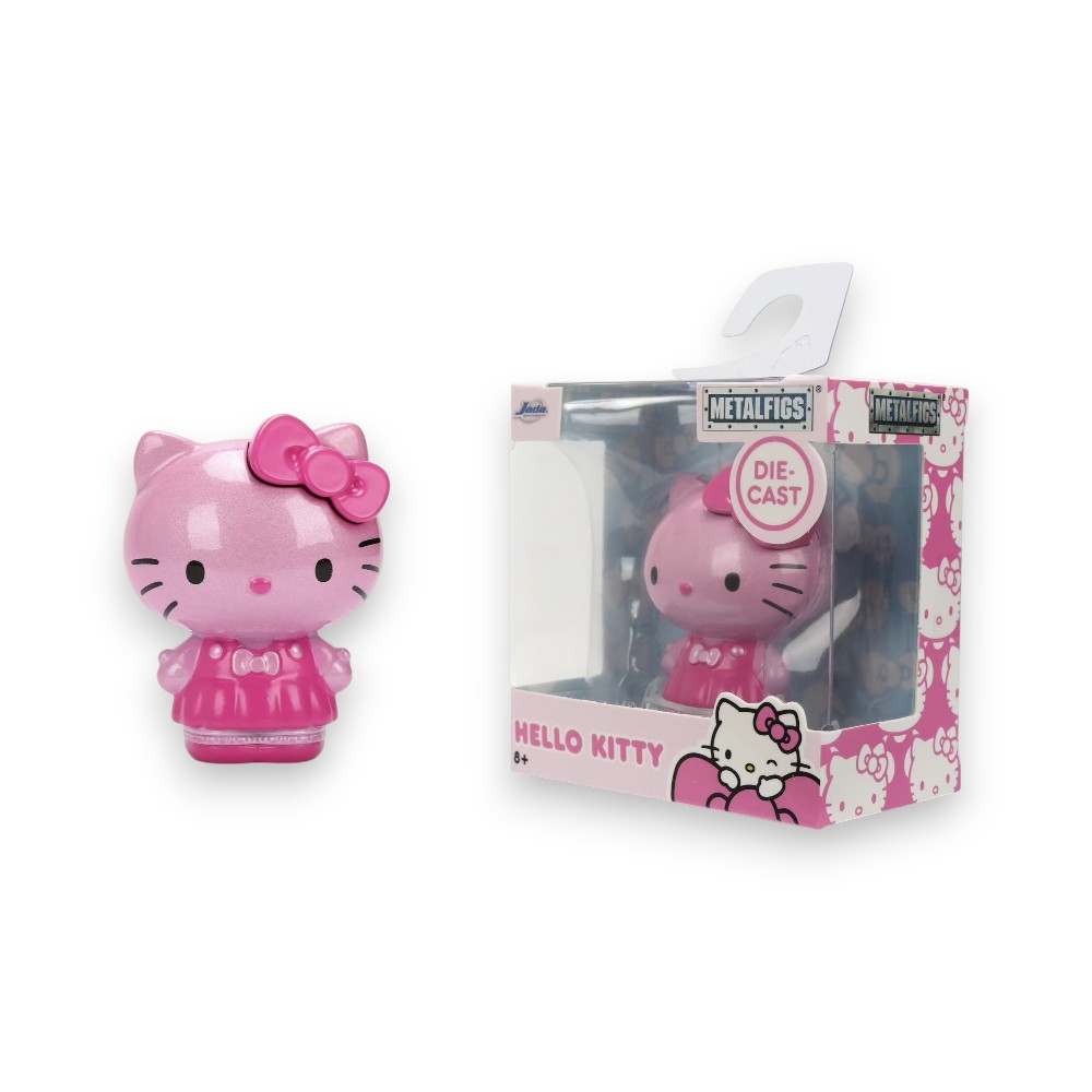 METALFIGS HELLO KITTY MINIFIGURA DIECAST ROSADO - 1