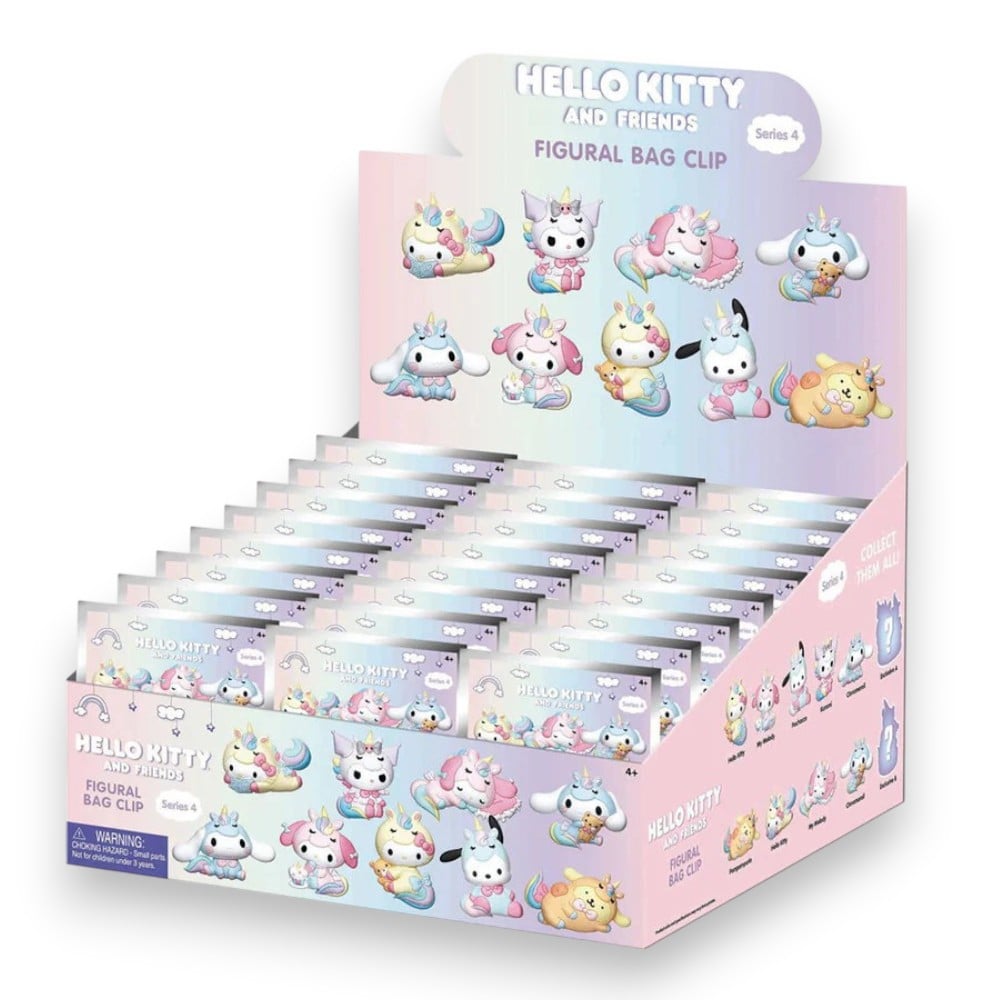 HELLO KITTTY AND FRIENDS 3D FOAM BAG CLIP - 1