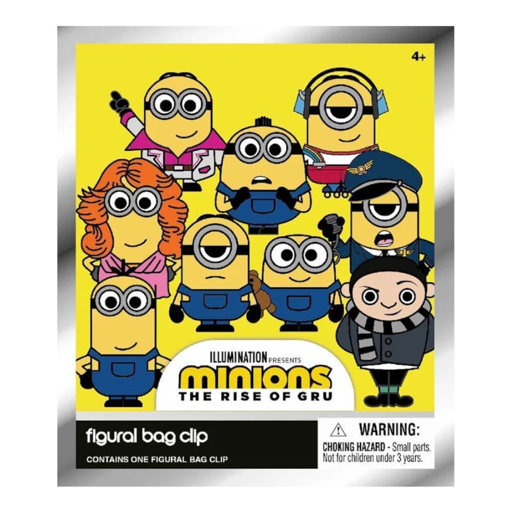 MINIONS: THE RISE OF GRU SERIES 1 - 3D FOAM BAG CLIP - 3