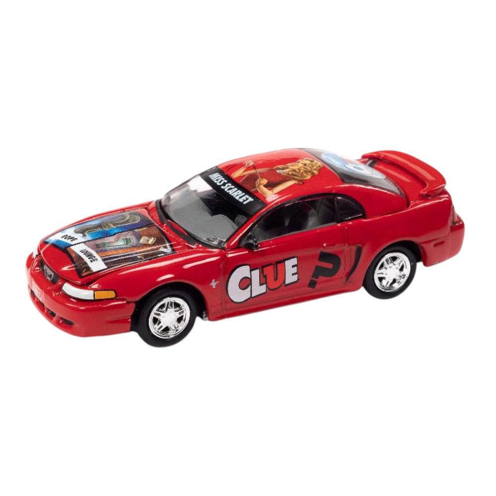 CLUE! THE CLASSIC MYSTERY GAME - 2000 FORD MUSTANG 1/64 - 2