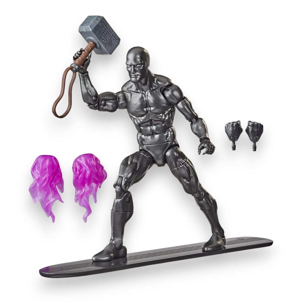 MARVEL LEGENDS SERIES SILVER SURFER WITH MJOLNIR - 4